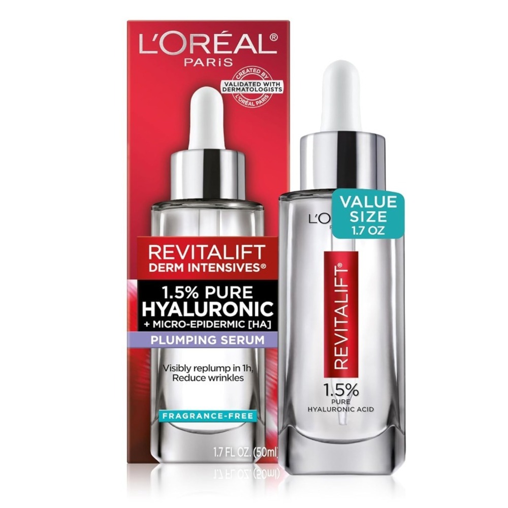 L'Oreal Paris Revitalift Derm Intensives 1.5% Pure Hyaluronic Acid Serum 1.7 oz